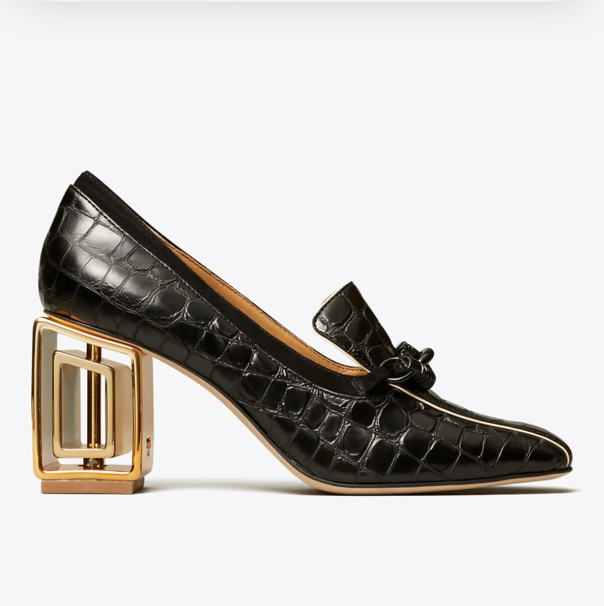 🌸 Tory Burch Croc Heel Loafers | Size 7