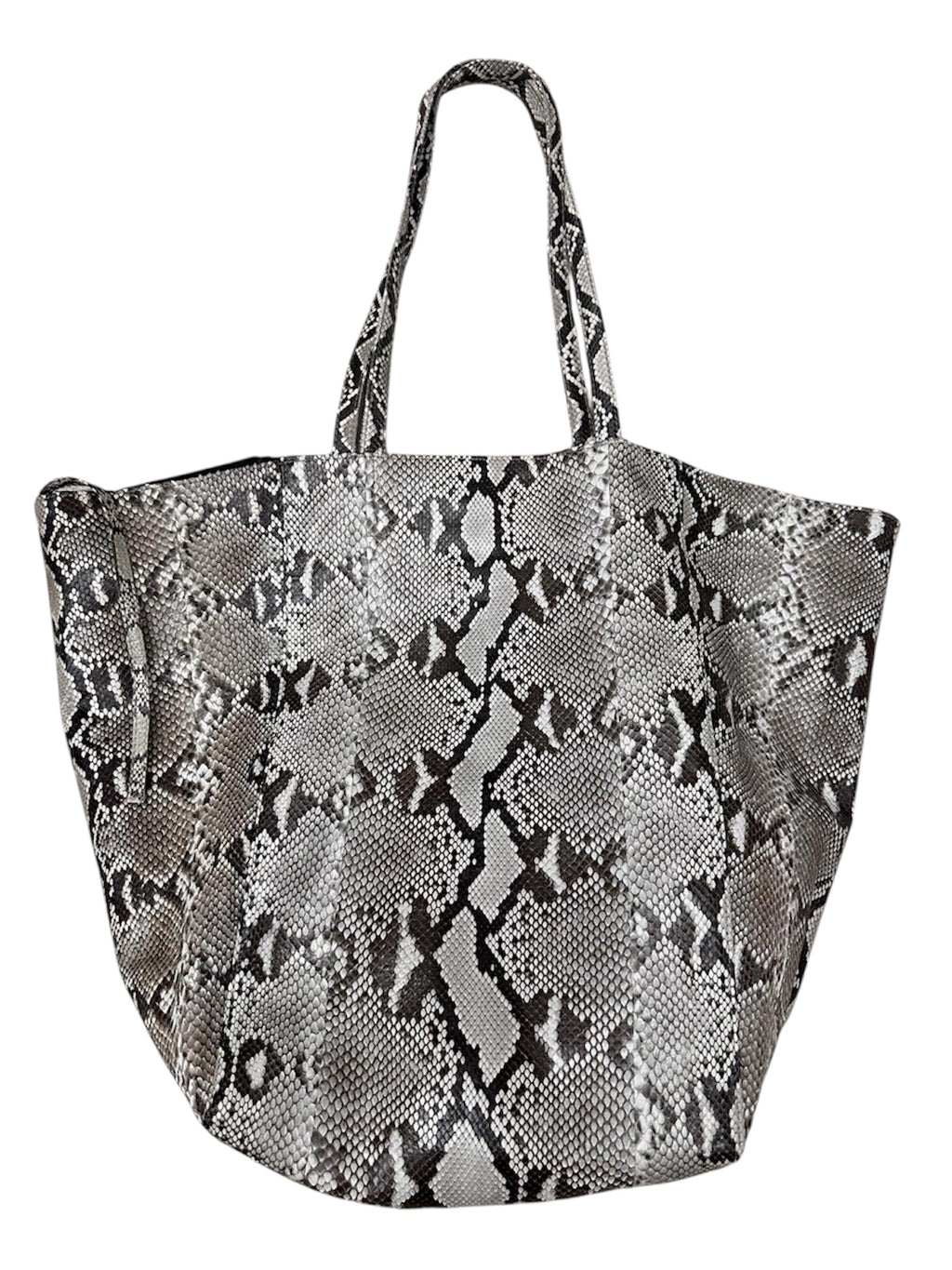 Glen Arthur Exotic Python-Print Tote | One Size GLEN ARTHUR Oversized Python-Print Tot