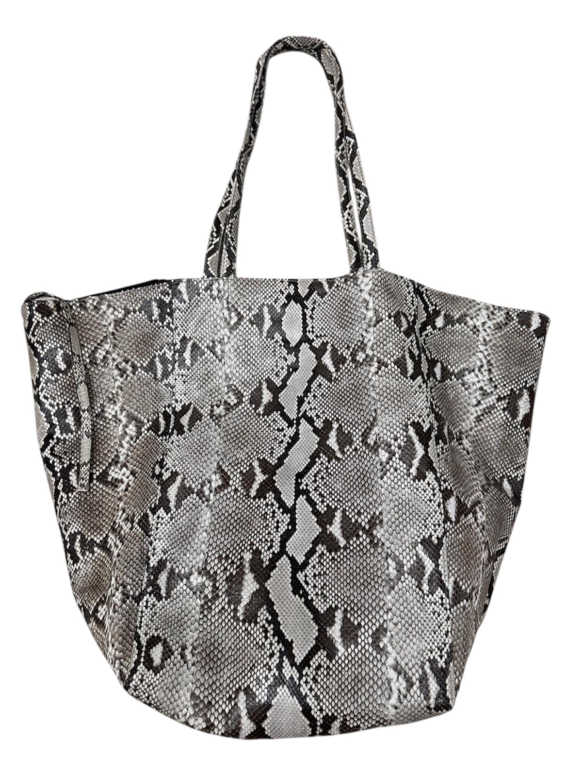 Glen Arthur Exotic Python-Print Tote | One Size GLEN ARTHUR Oversized Python-Print Tot