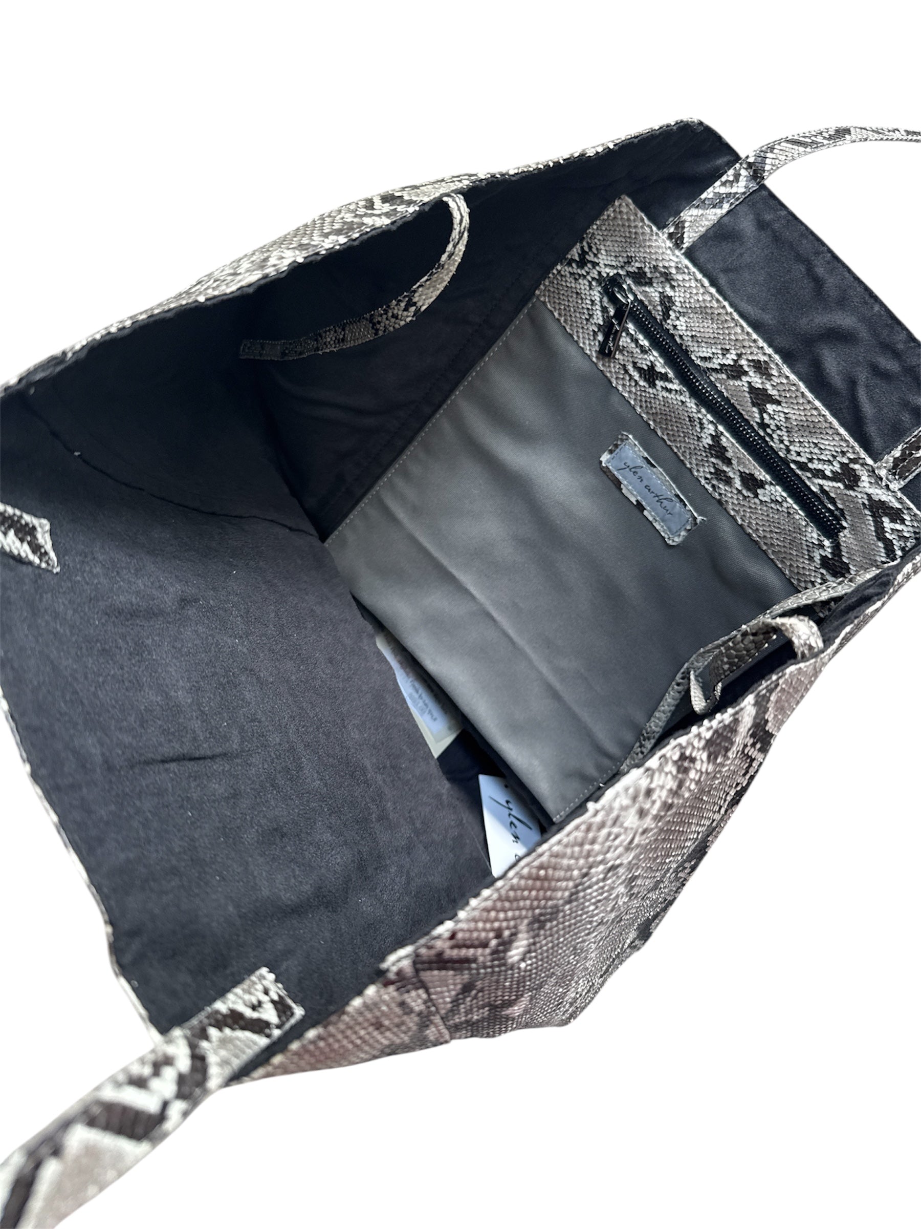 Glen Arthur Exotic Python-Print Tote | One Size GLEN ARTHUR Oversized Python-Print Tot