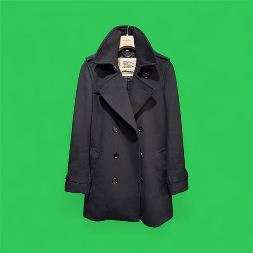 BURBERRY Cashmere Overcoat — Black